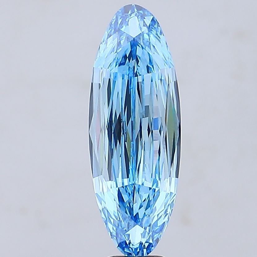 Loose Diamond - OVAL 8.61ct Fancy Vivid Blue VVS2