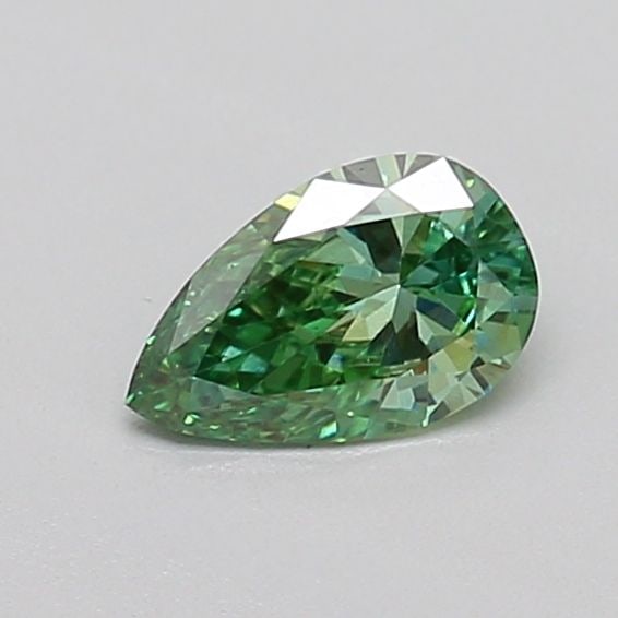 Loose Diamond - PEAR 0.35ct Fancy Vivid Green VVS2