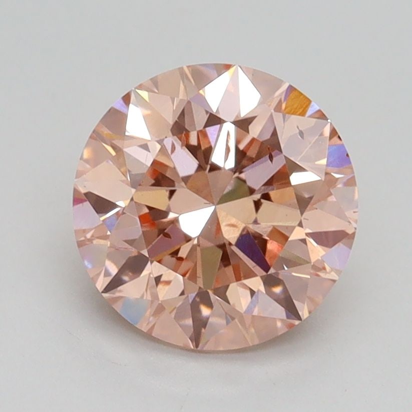Loose Diamond - ROUND 1.74ct Fancy Intense Pink SI1