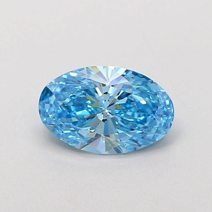Loose Diamond - OVAL 1.58ct Fancy Vivid Blue SI1