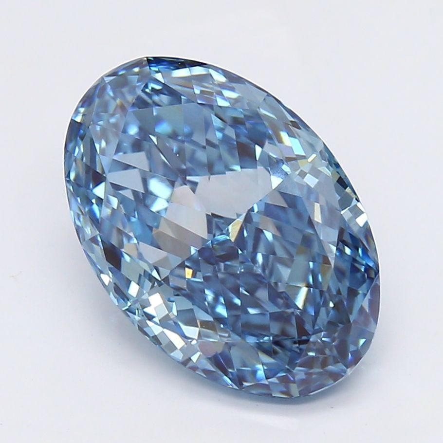 Loose Diamond - OVAL 2.42ct Fancy Vivid Blue VS1