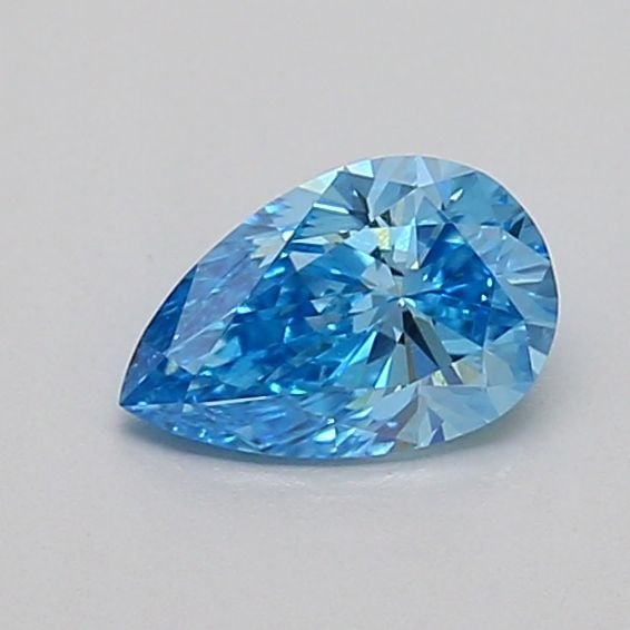 Loose Diamond - PEAR 0.5ct Fancy Vivid Blue VVS2