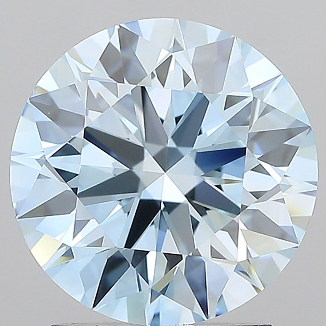 Ideal Loose Diamond - ROUND 2.07ct Fancy Vivid Blue VVS1