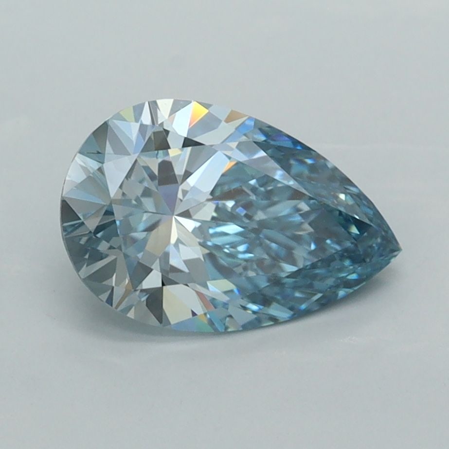 Loose Diamond - PEAR 1.52ct Fancy Vivid Blue VVS2