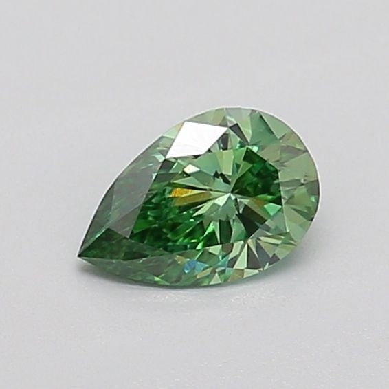 Loose Diamond - PEAR 0.35ct Fancy Vivid Green VS1: Loose Diamond - PEAR 0.35ct Fancy Vivid Green VS1 Source: This is a real non-mined Diamond that has been grown in a lab Shape: PEAR Carats: 0.35 Color: Fancy Vivid Green Certification: IGI Video: