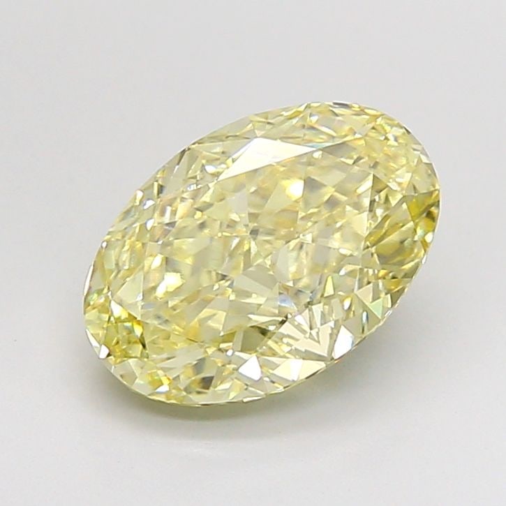 Loose Diamond - OVAL 3.07ct Fancy Yellow VS1