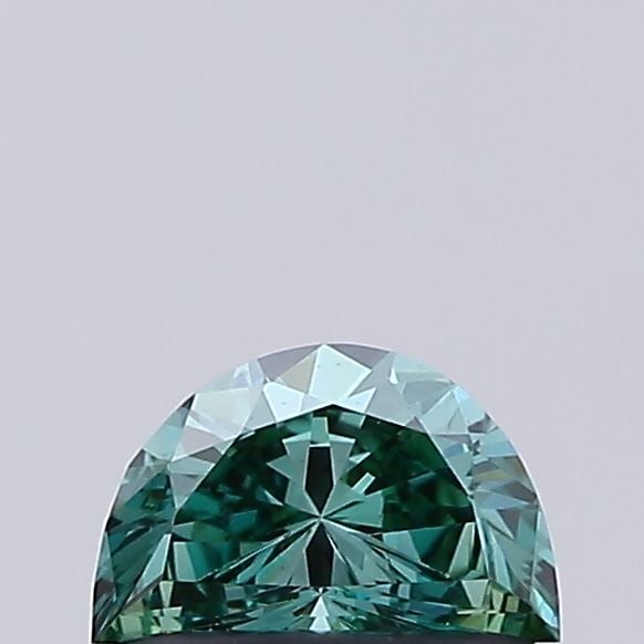 Loose Diamond - HALF MOON 0.46ct Fancy Vivid Green VS1