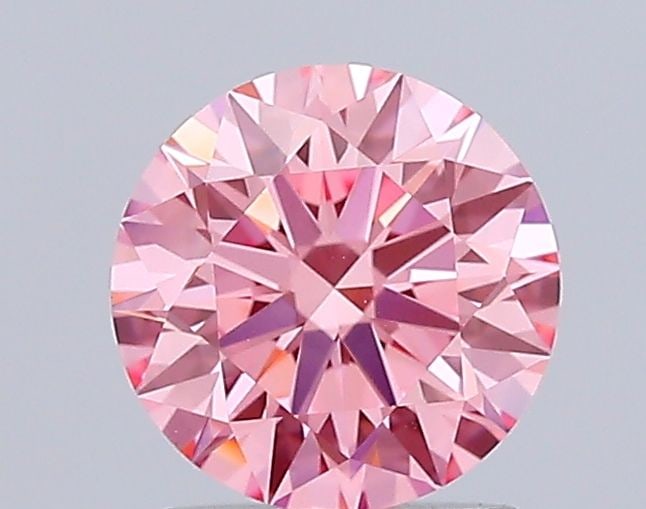 Ideal Loose Diamond - ROUND 1.55ct Fancy Vivid Pink VVS2
