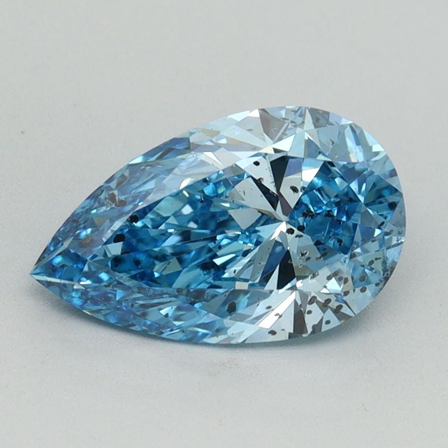 Loose Diamond - PEAR 1.52ct Fancy Vivid Blue SI2