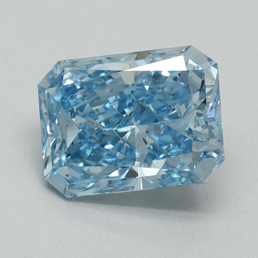 Loose Diamond - RADIANT 1.62ct Fancy Vivid Blue SI1