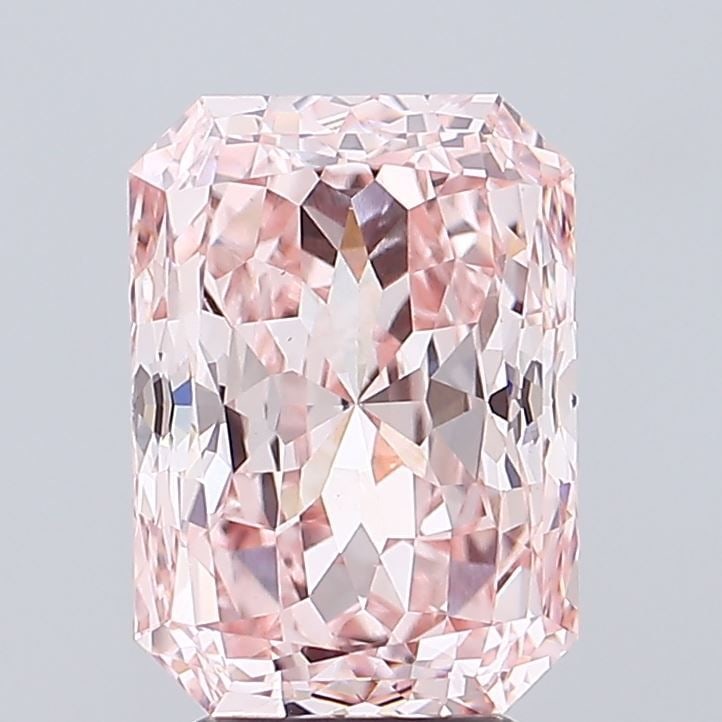Loose Diamond - RADIANT 5.0ct Fancy Intense Pink VS1: Loose Diamond - RADIANT 5.0ct Fancy Intense Pink VS1 Source: This is a real non-mined Diamond that has been grown in a lab Shape: RADIANT Carats: 5.0 Color: Fancy Intense Pink Certification: IGI Video
