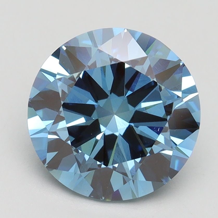 Loose Diamond - ROUND 2.5ct Fancy Vivid Blue VS1