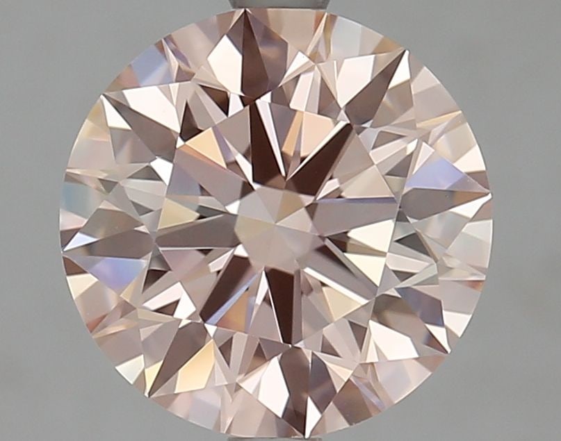Ideal Loose Diamond - ROUND 2.87ct Fancy Pink VVS1