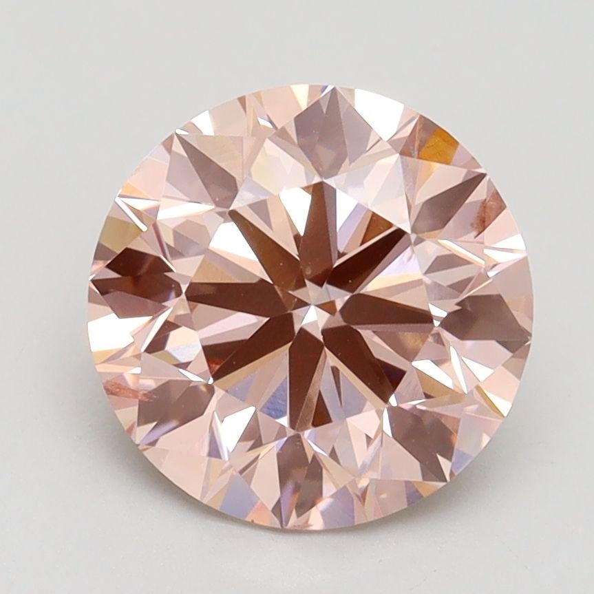 Loose Diamond - ROUND 2.5ct Fancy Intense Pink SI1