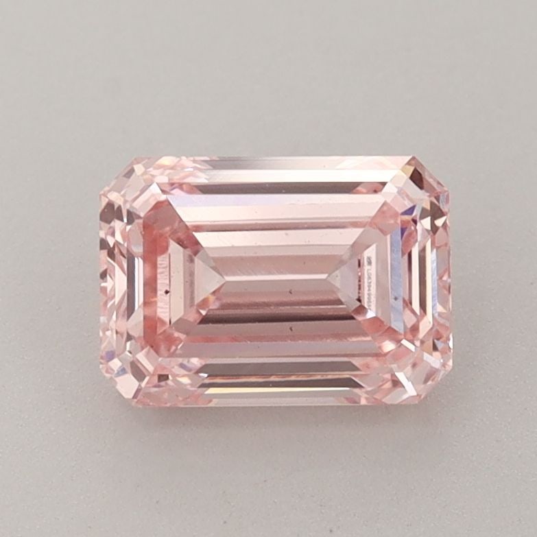 Loose Diamond - EMERALD 1.3ct Fancy Intense Pink VS2
