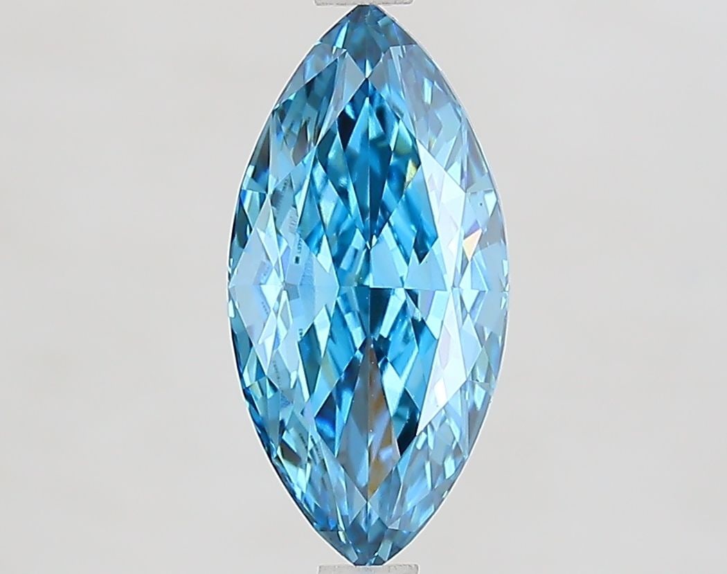 Loose Diamond - MARQUISE 2.1ct Fancy Vivid Blue VS1