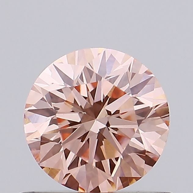 Loose Diamond - ROUND 0.63ct Fancy Vivid Pink SI1