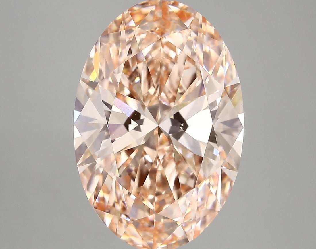 Loose Diamond - OVAL 6.02ct Fancy Intense Pink VVS2