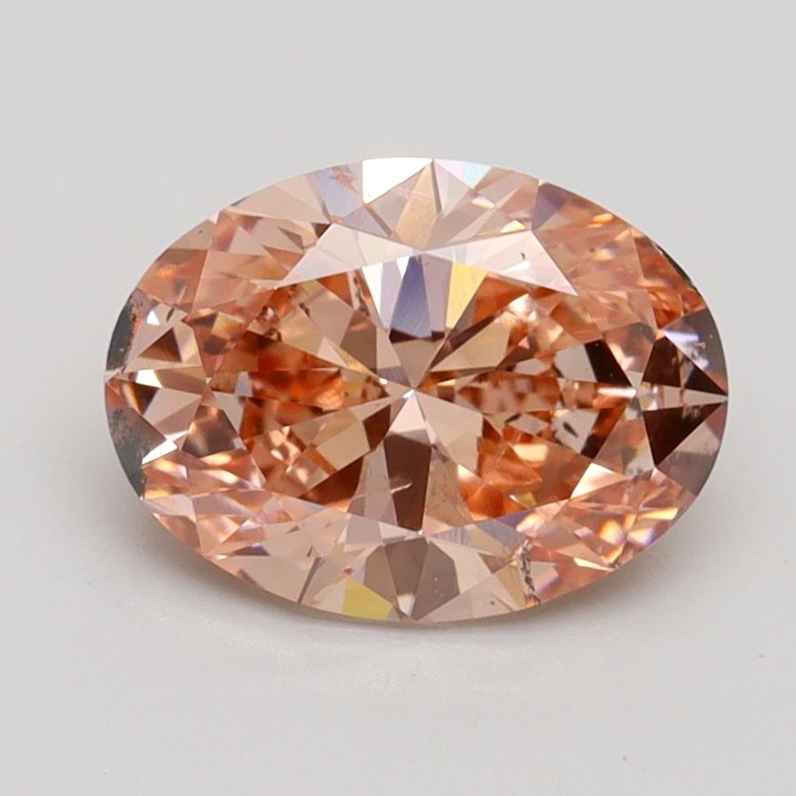 Loose Diamond - OVAL 1.7ct Fancy Intense Pink SI2