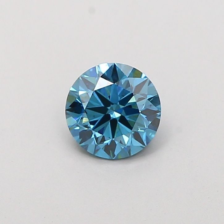 Loose Diamond - ROUND 0.8ct Fancy Vivid Blue VS1