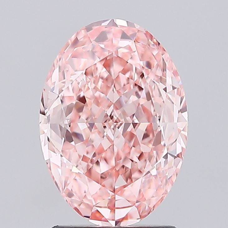 Loose Diamond - OVAL 2.08ct Fancy Vivid Pink VS1