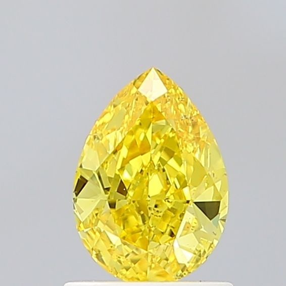 Loose Diamond - PEAR 1.01ct Fancy Vivid Yellow VS2: Loose Diamond - PEAR 1.01ct Fancy Vivid Yellow VS2 Source: This is a real non-mined Diamond that has been grown in a lab Shape: PEAR Carats: 1.01 Color: Fancy Vivid Yellow Certification: IGI Video: