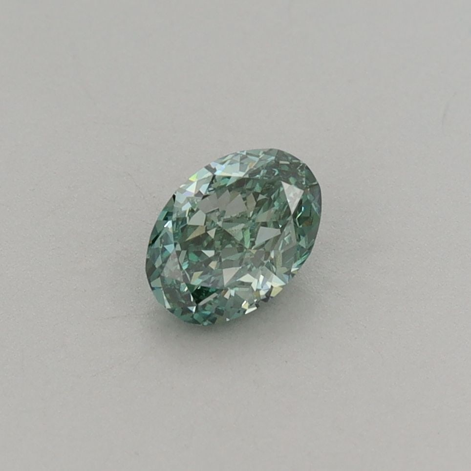 Loose Diamond - OVAL 0.5ct Fancy Vivid Green VVS2