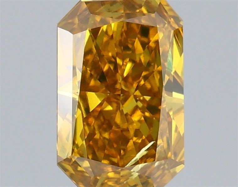 Loose Diamond - RADIANT 0.92ct Fancy Yellowish Brown SI1