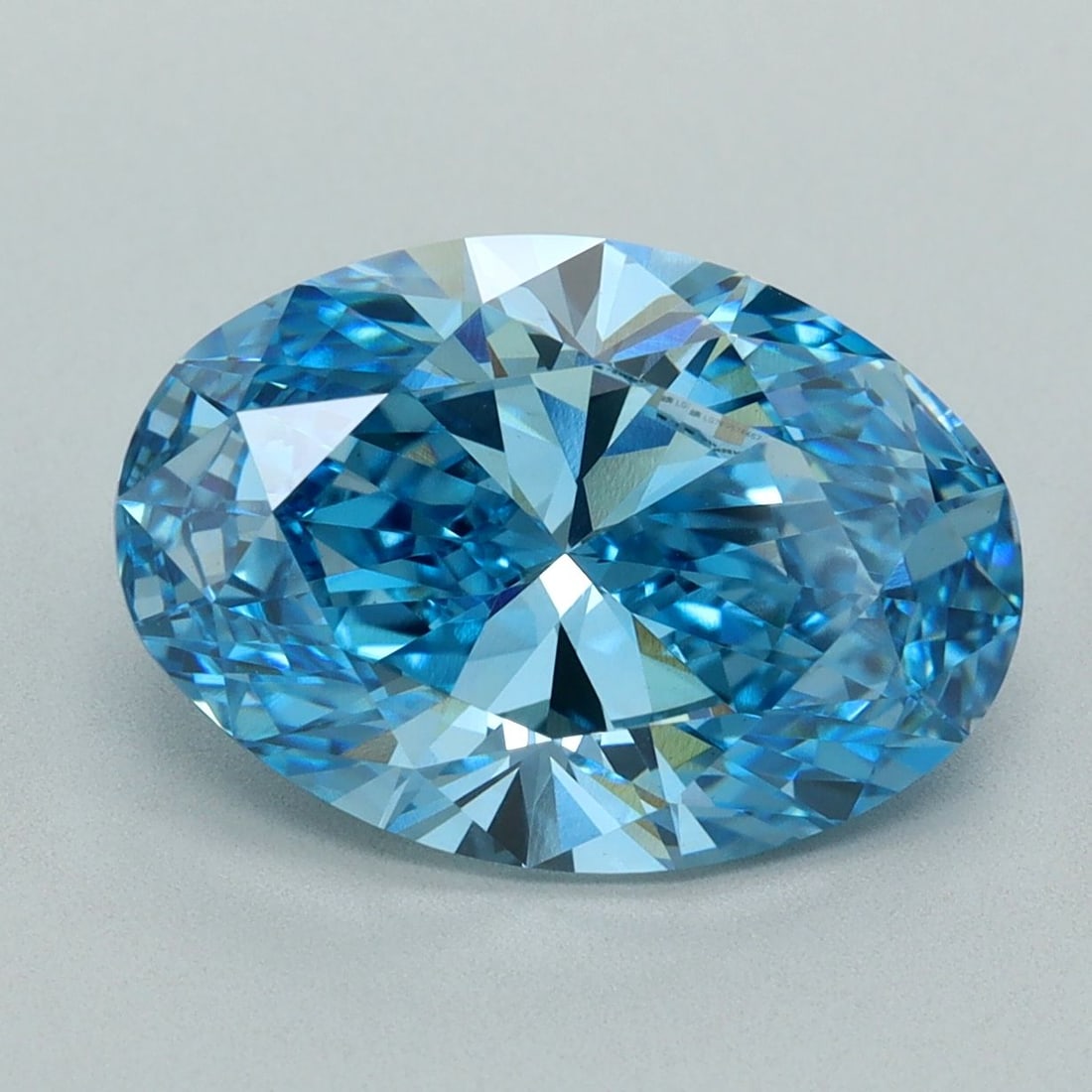 Loose Diamond - OVAL 5.2ct Fancy Vivid Blue VS1