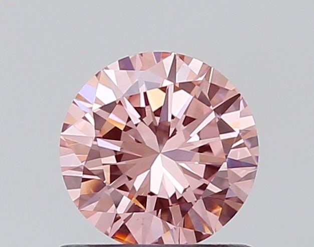 Loose Diamond - ROUND 0.7ct Fancy Vivid Pink VS1