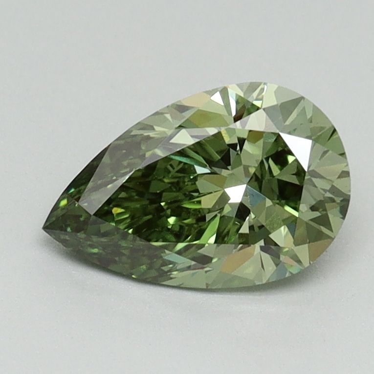 Loose Diamond - PEAR 1.03ct Fancy Vivid Green VVS2