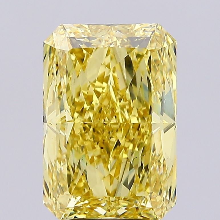 Loose Diamond - RADIANT 5.1ct Fancy Intense Yellow VS2: Loose Diamond - RADIANT 5.1ct Fancy Intense Yellow VS2 Source: This is a real non-mined Diamond that has been grown in a lab Shape: RADIANT Carats: 5.1 Color: Fancy Intense Yellow Certification: NONE 