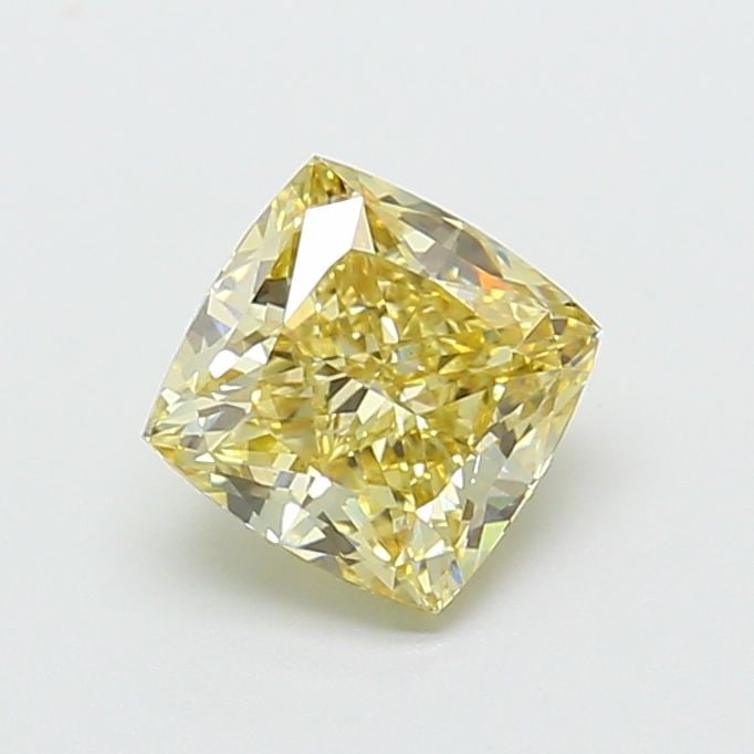 Loose Diamond - CUSHION MODIFIED 2.03ct Fancy Yellow VS1