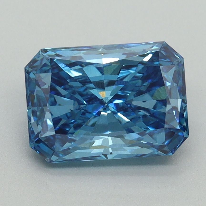 Loose Diamond - RADIANT 2.11ct Fancy Vivid Blue VVS2