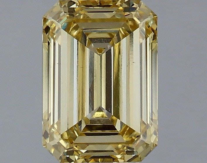 Loose Diamond - EMERALD 1.65ct Fancy Yellow VS1