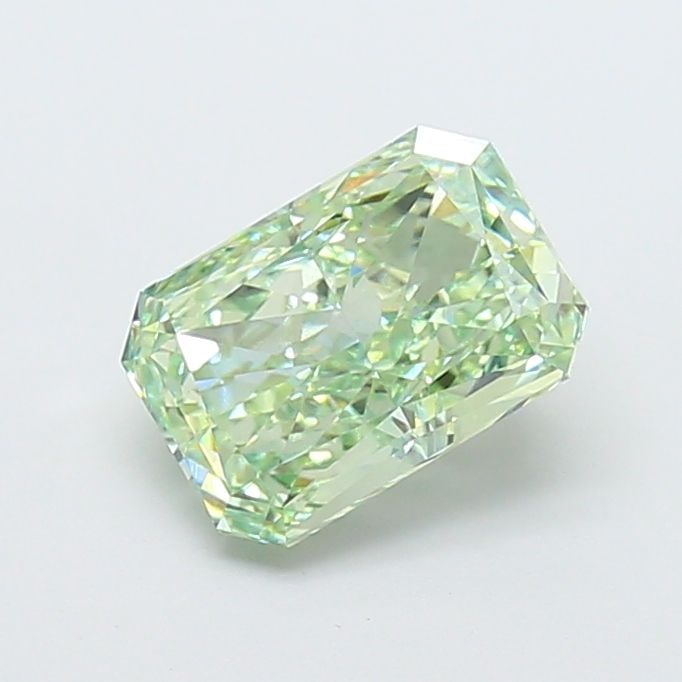 Loose Diamond - RADIANT 2.55ct Fancy Vivid Green VVS2