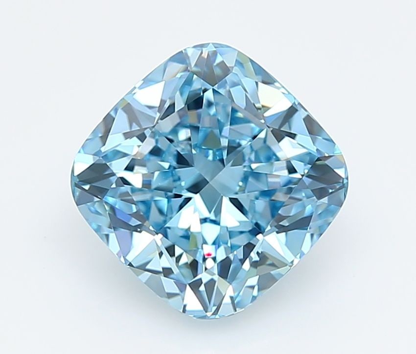 Loose Diamond - CUSHION MODIFIED 3.06ct Fancy Vivid Blue VVS1