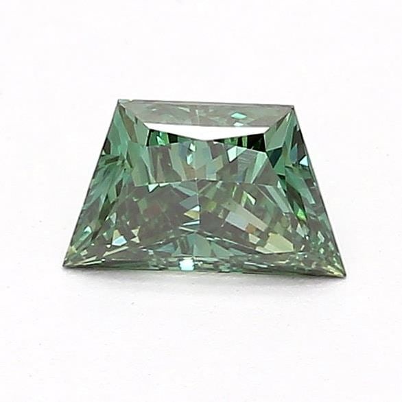Loose Diamond - TRAPEZOID 0.79ct Fancy Vivid Green VVS2
