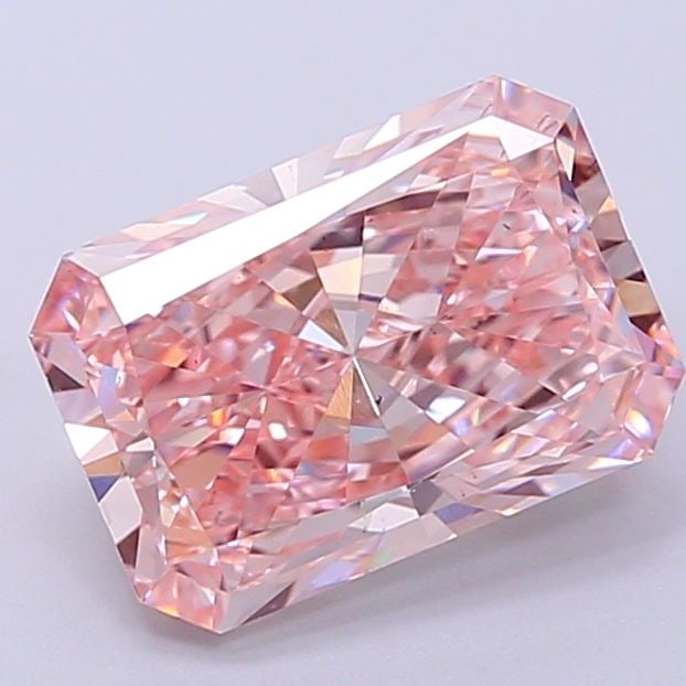 Loose Diamond - RADIANT 2.58ct Fancy Intense Pink VS2