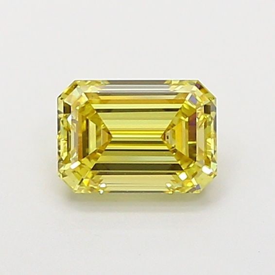 Loose Diamond - EMERALD 1.02ct Fancy Yellow VS1