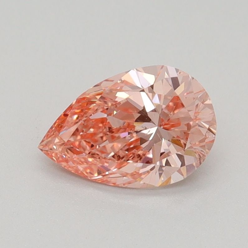 Loose Diamond - PEAR 0.8ct Fancy Intense Pink SI2