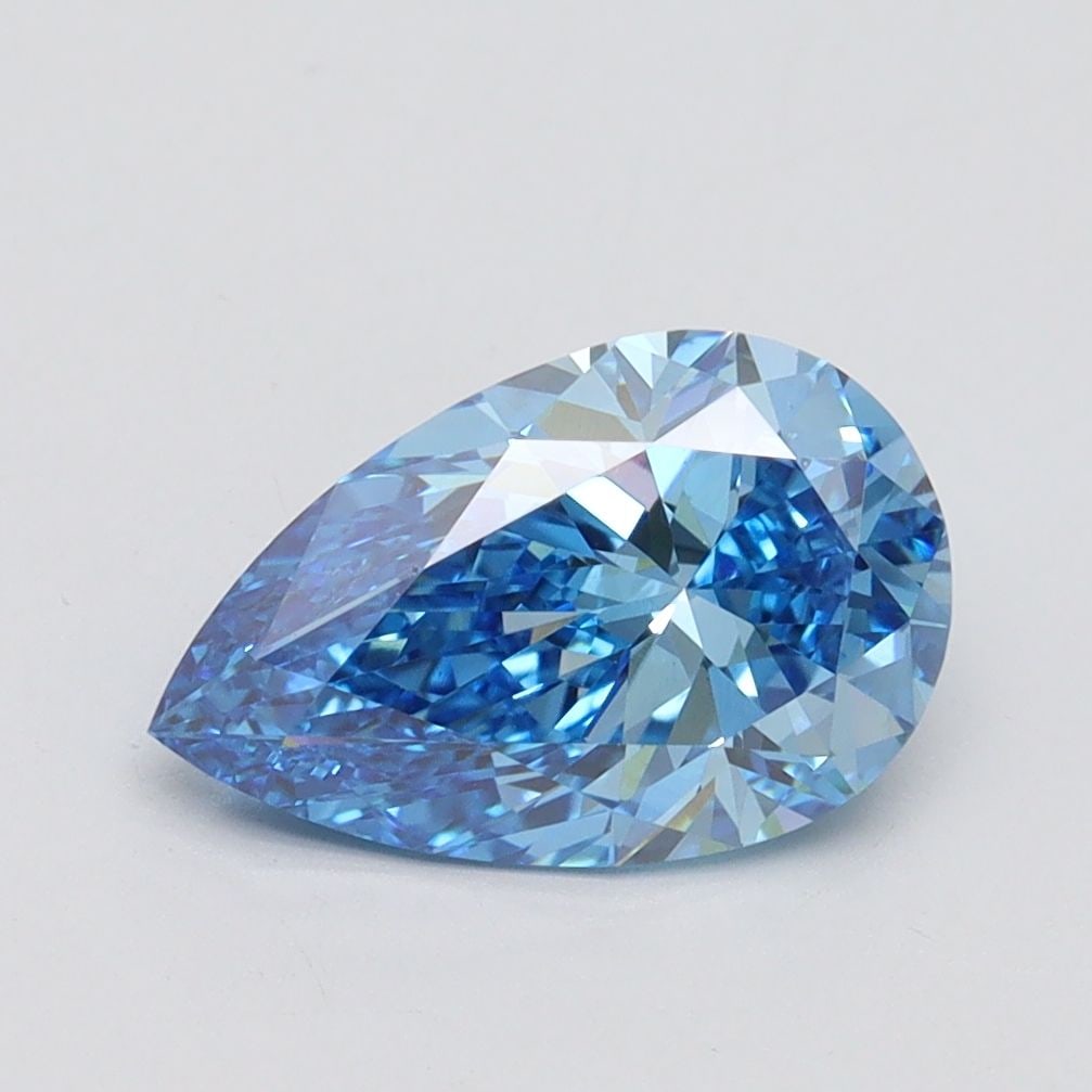 Loose Diamond - PEAR 1.58ct Fancy Vivid Blue VS1