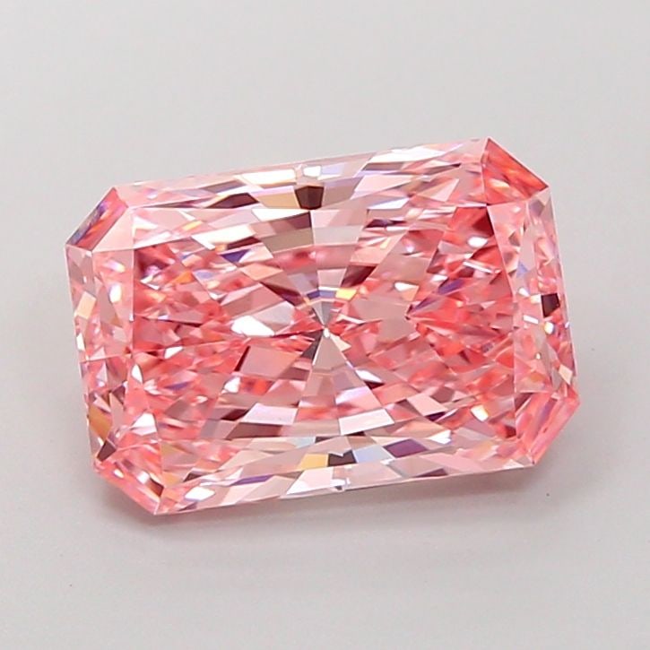 Loose Diamond - RADIANT 4.01ct Fancy Vivid Pink VVS2