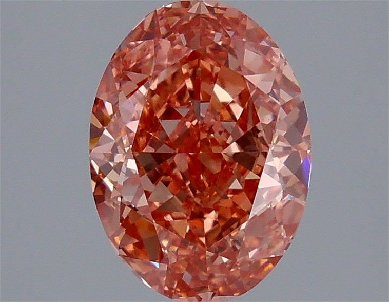 Loose Diamond - OVAL 3.02ct Fancy Vivid Pink VS1