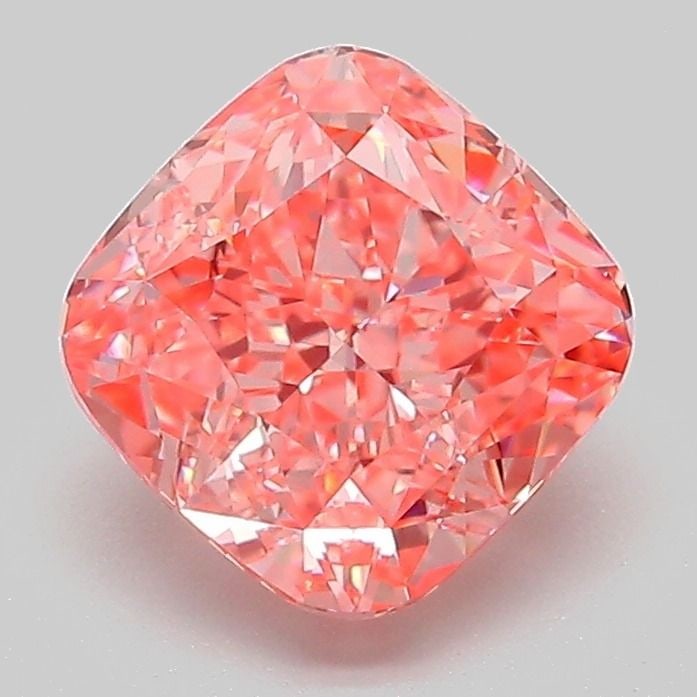 Loose Diamond - CUSHION MODIFIED 2.05ct Fancy Vivid Pink VVS2