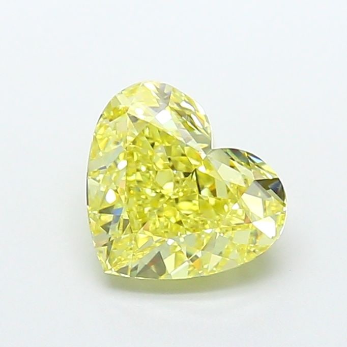 Loose Diamond - HEART 3.35ct Fancy Intense Yellow VS1