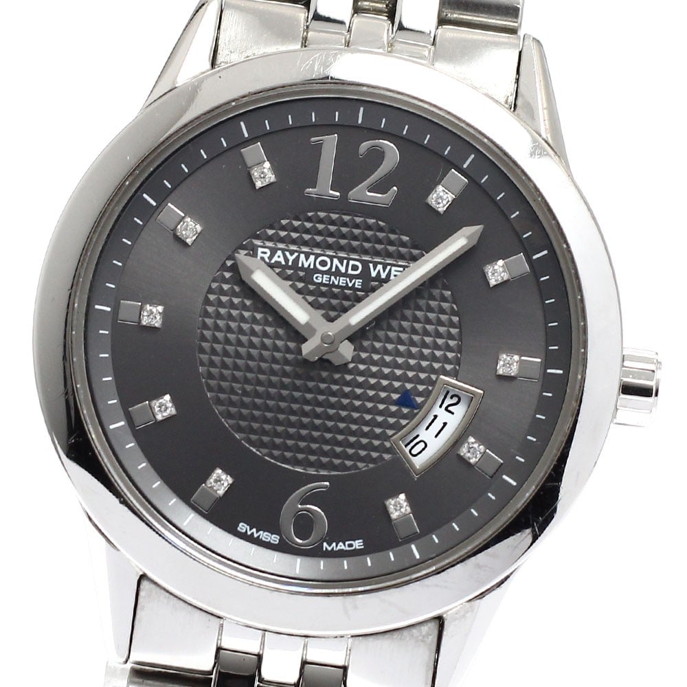 Raymond Weil Freelancer quartz date ladies stainless steel watch (1 of 6)
