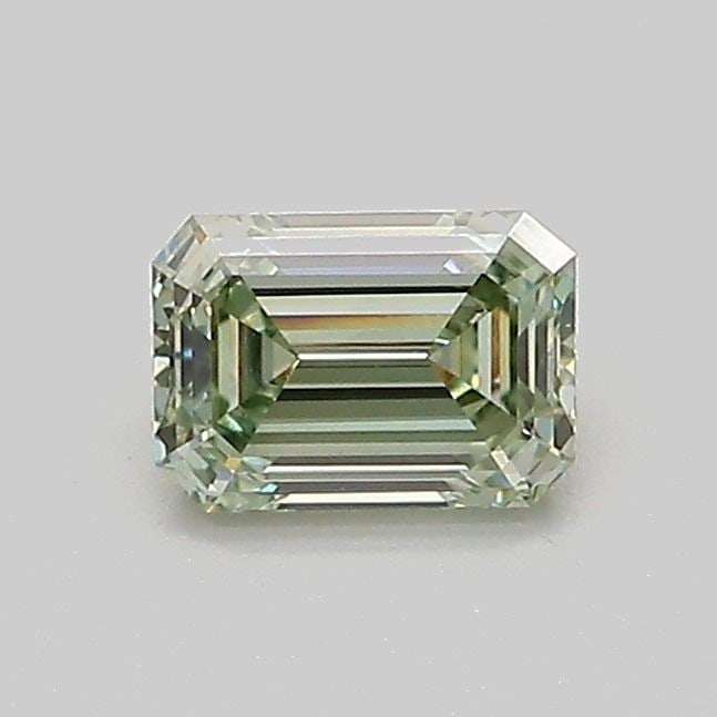 Loose Diamond - EMERALD 0.54ct Fancy Intense Green VS1