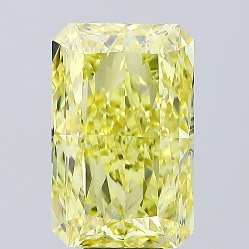 Loose Diamond - RADIANT 10.0ct Fancy Vivid Yellow VS2