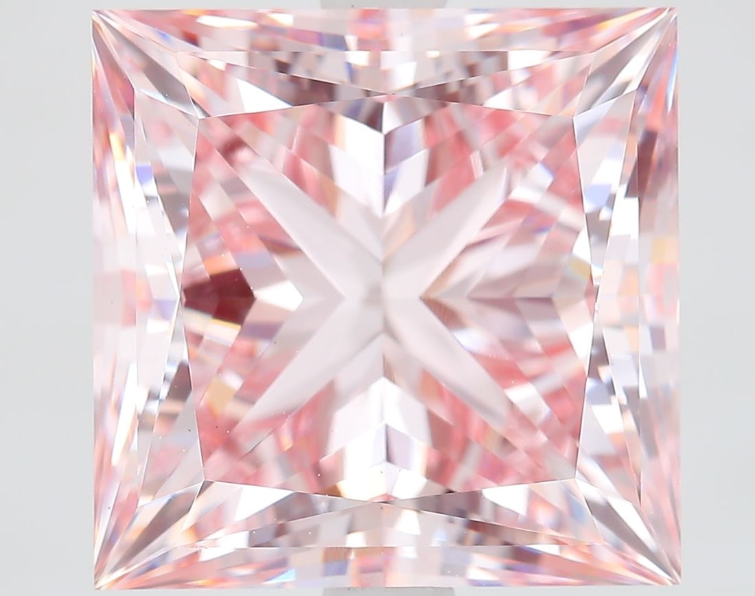 Loose Diamond - PRINCESS 5.61ct Fancy Intense Pink VS1